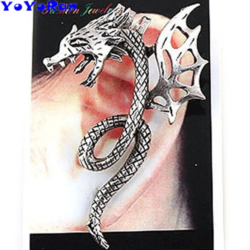 24 шт. Подвесные серьги гвоздики в виде дракона|Серьги-гвоздики| |