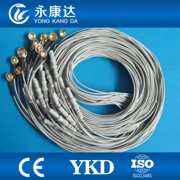 10 шт./лот Din кабель EEG с позолоченной чашкой din 1 5 мм|cable 1.5mm|cable dincable lot |