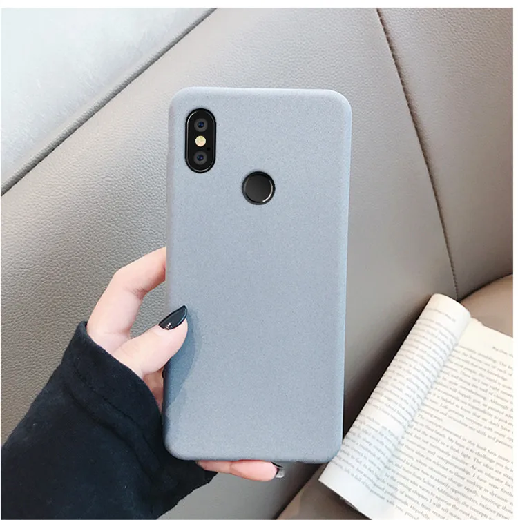 Простой Тонкий матовый песчаник ТПУ мягкий чехол для Xiaomi mi 8 9 se 6 8lite a1 a2 note 2 max2 mi x3 2s play f1 CC9 Тонкий чехол для телефона