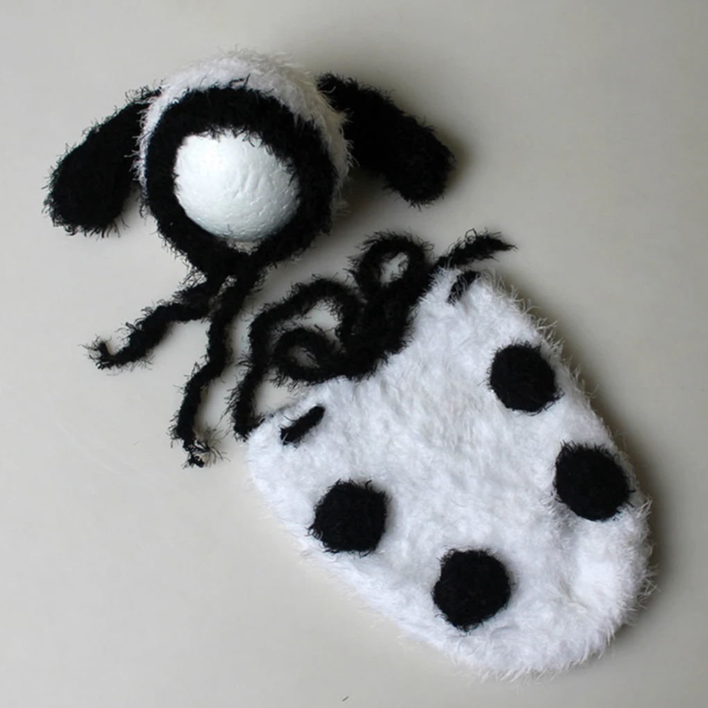 

Newborn Baby Infant Outfit Set Crochet Knitted Sheep Design Costume Baby Photo Shoot Accessories infant Photo Prop Photo