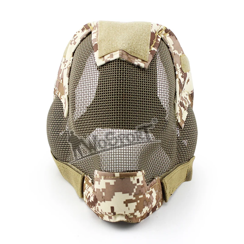 WOSPORT Military Airsoft Paintball Tactical Protection Steel Mesh Full Face V6 Keeper Multicolor Mask for Army Outdoor Fencing |