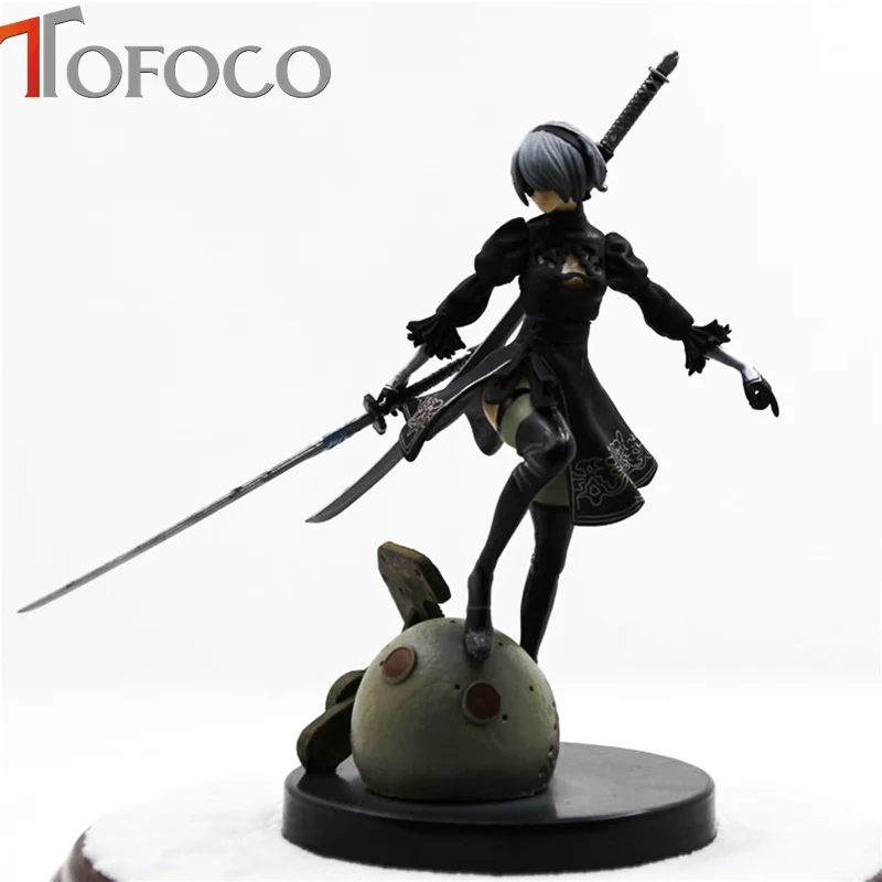 TOFOCO 15 см Nier Automata 2B Yorha No.2 Тип B ПВХ экшн-фигурка Коллекционная модель Ps4 фигурка