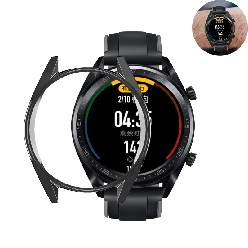 Чехол из ТПУ для часов Huawei watch GT 2 46 мм классический/спортивный ультратонкий
