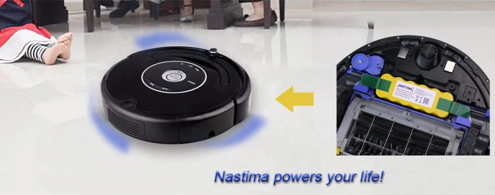 NASTIMA Замена 3000 мА/ч, Батарея Расширенный для iRobot Roomba 500 600 700 800 серии пылесос irobots 785 530 560 650