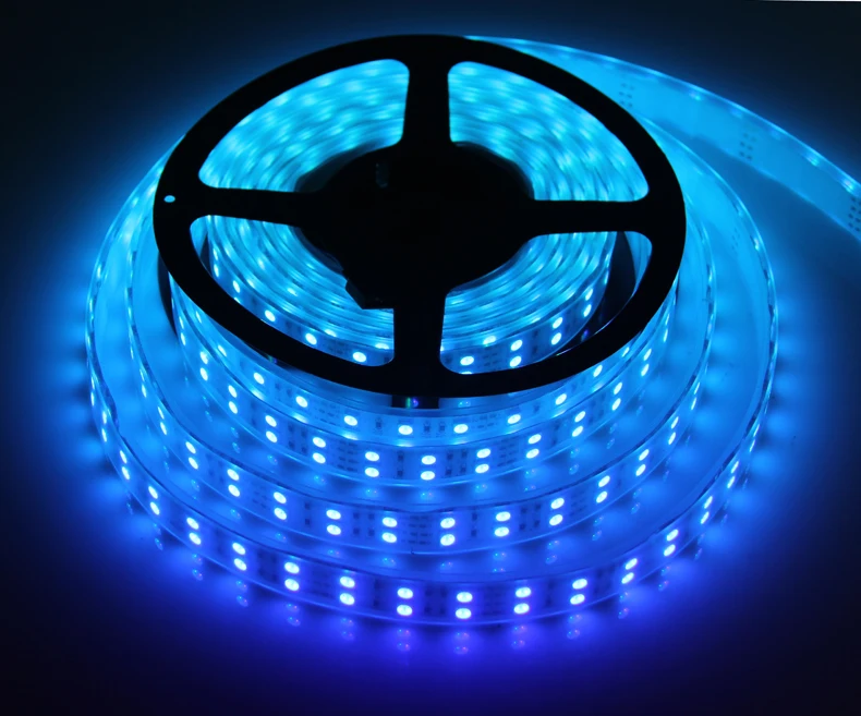 5 м 600 светодиодный s двухрядный 5050 SMD RGB 120 светодиодный/м не водонепроницаемая