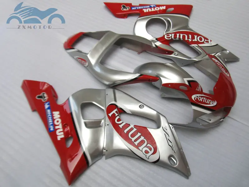 Набор обтекателей для мотоциклов YAMAHA R6 YZFR6 1998 2000 2001 2002 YZF 98 02 красный серебристый