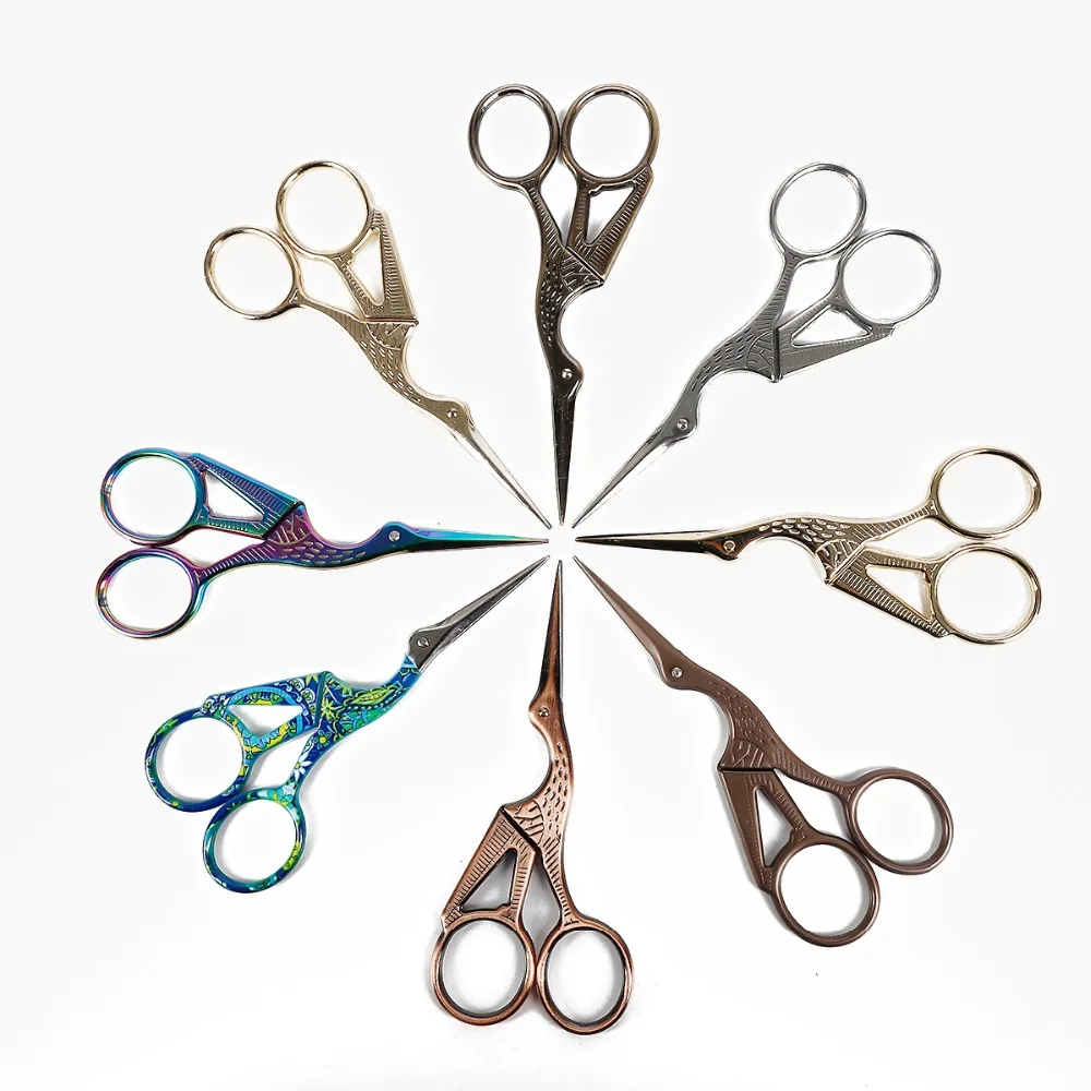 1 шт./лот прочные классические винтажные ножницы из нержавеющей стали для вышивки