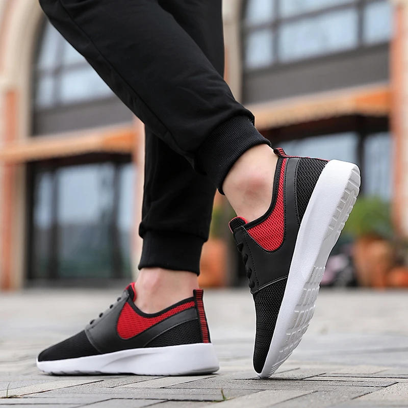 Мужские летние кроссовки большого размера легкая повседневная обувь|Обувь для