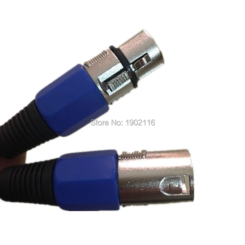 Кабель DMX 1/2/3/5/10 метра футов XLR 3 контактное сигнальное соединение экранированный