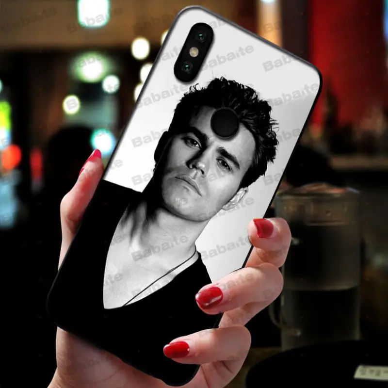 Мягкий Черный силиконовый чехол Babaite с дневниками вампира для телефона xiaomi mi 8se 6