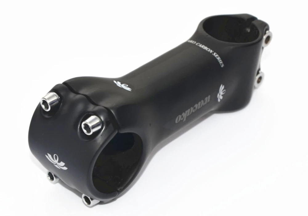 

wacako UD/3K Full Carbon Fiber Bicycle Stem Mountain Road Bike 6 Degree Stem Parts Matte 31.8*60/70/80/90/100/110/120MM