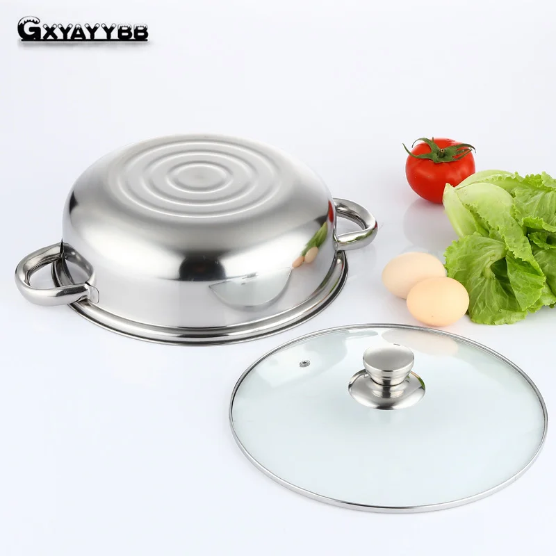 Кухонная кастрюля gxyaybb кухонные сковороды с одним дном индукционные газовые