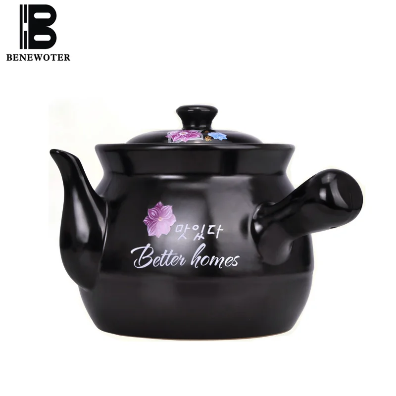 Кастрюля керамическая с боковой ручкой 2 5 л 3 л|ceramic casserole|casserole potceramic soup pots |