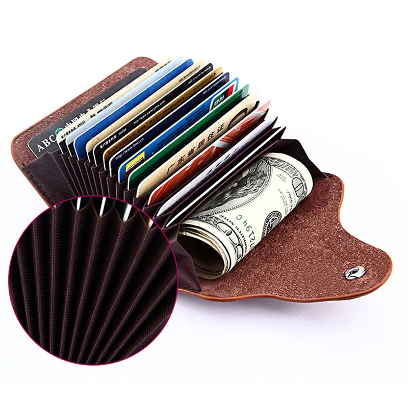 

Unisex Business Card Holder Wallet Bank Credit Card Case ID Holders Women Cardholder Porte Carte