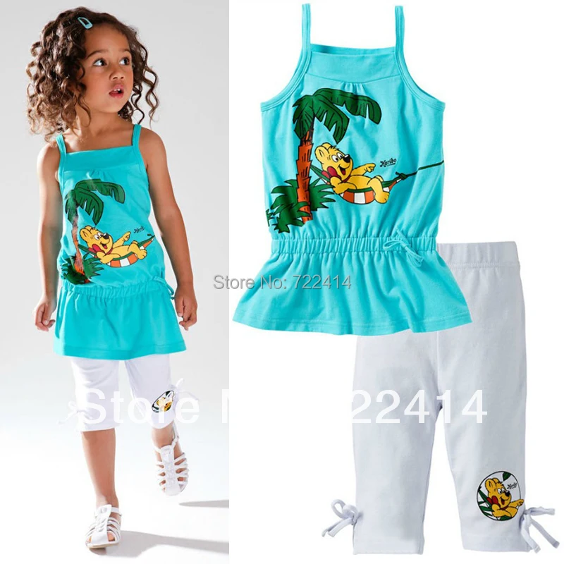 Распродажа новинка 2017 года комплект из 2 предметов для маленьких девочек