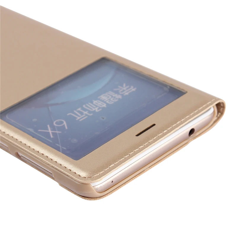 Премиум прозрачный чехол для huawei GR5 Чехол Флип из искусственной кожи чехол для huawei Honor 6X GR5
