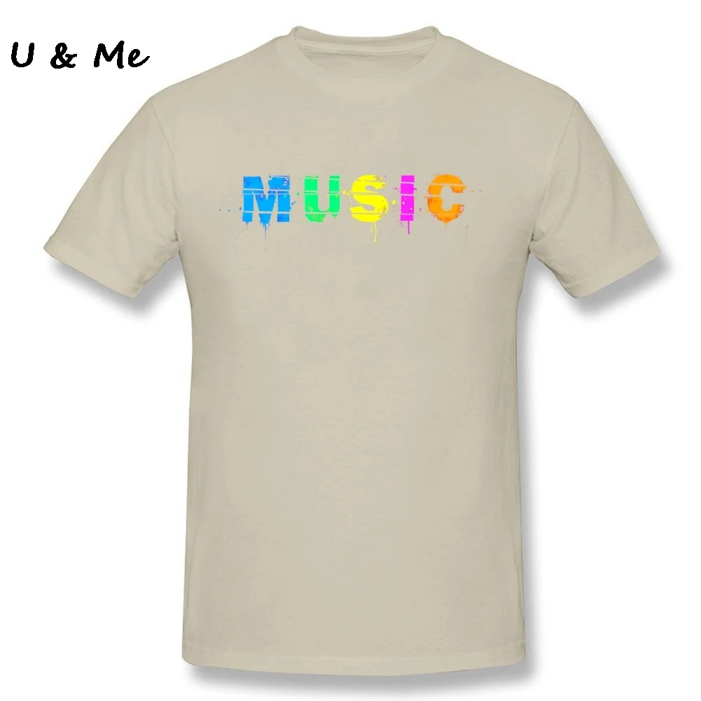 Футболки с круглым воротником для мужчин музыка Роскошные красочные Camisetas хип
