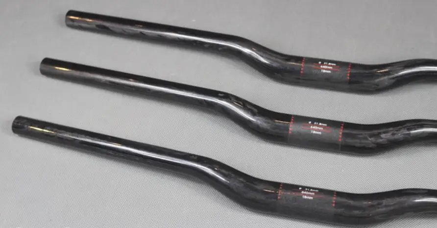 Полный carb on fiber T800 3K UD MTB дорожный крейсер BMX детский плоский руль с OEM ODM логотипом 31,8x580-820 мм