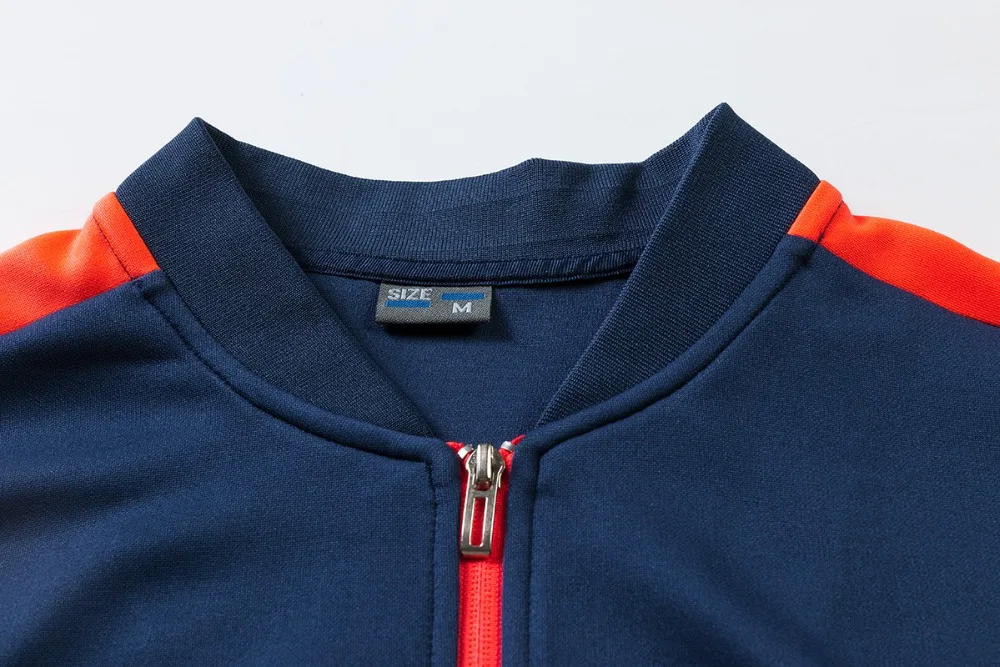 Running Jackets Baseball Soccer Zipper Jacket for men Ribbed Cuffs Solid Color Basic with Zip Pocket Outwear G004 | Спорт и