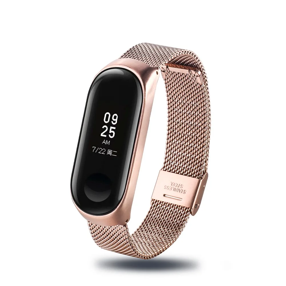 Металлический браслет из нержавеющей стали для Mi Band 3 Безвинтовой Xiaomi 3|Ремешки