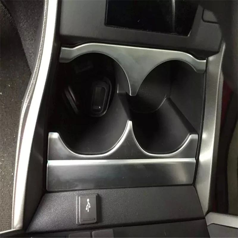 

WELKINRY car auto sedan cover for Honda CITY GM6 2014 2015 2016 2017 ABS chrome stick gear base pedestal water cup holder trim