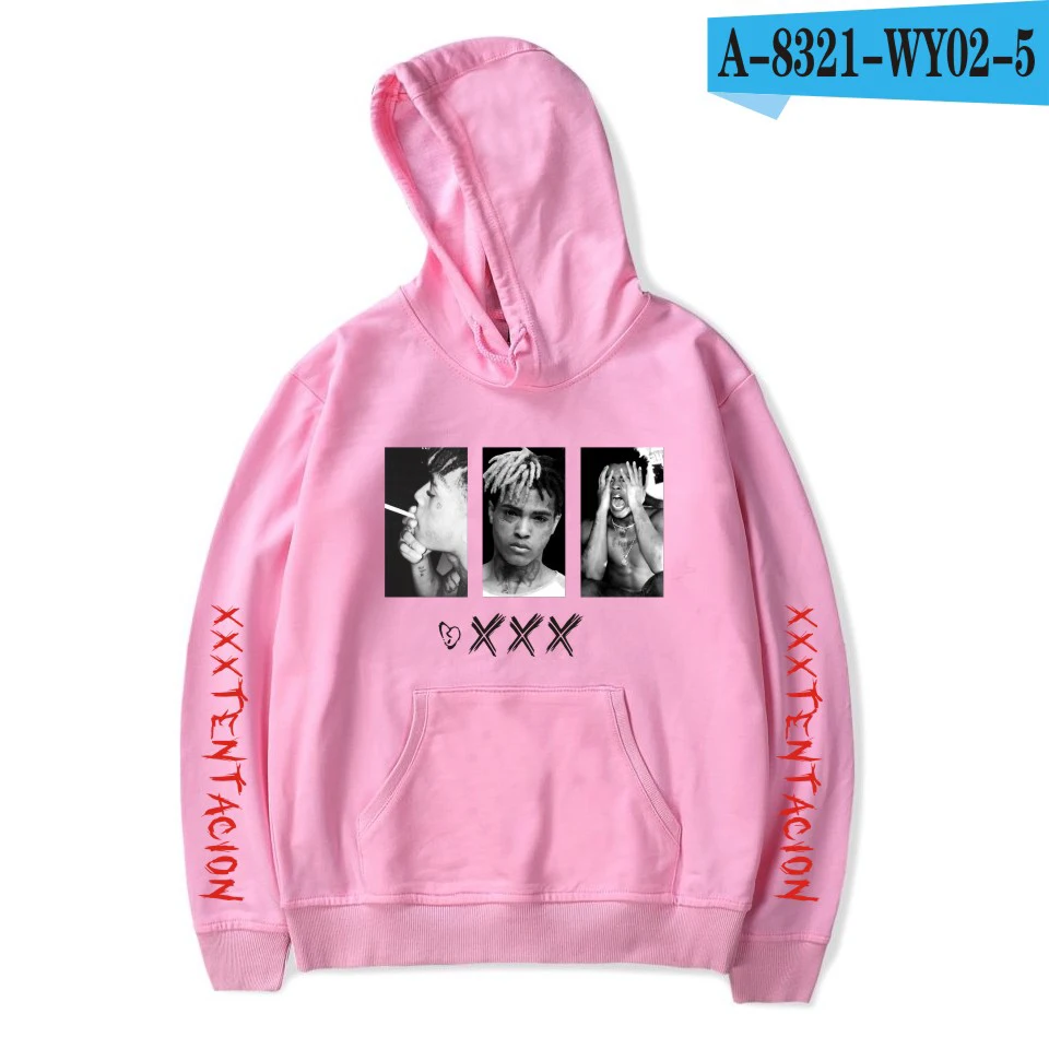 Толстовки в стиле хип-хоп, толстовки, теплые, рапер XXXTentacion Harajuku, мужские, крутые, певицы, повседневные, с принтом, Осенние, размера плюс 4XL, толстовки