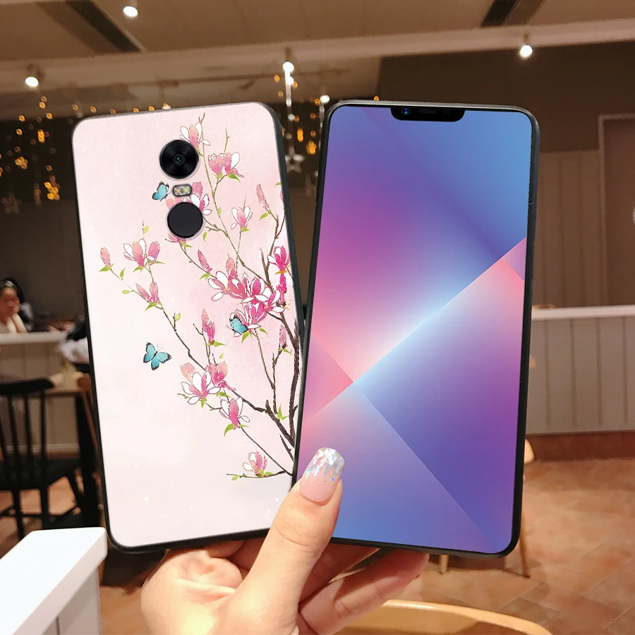 TPU 5 0 &quotXiaomi Redmi 5A чехол Чехол для телефон Мягкий с рисунком защитный Fundas Xiaomi 5a
