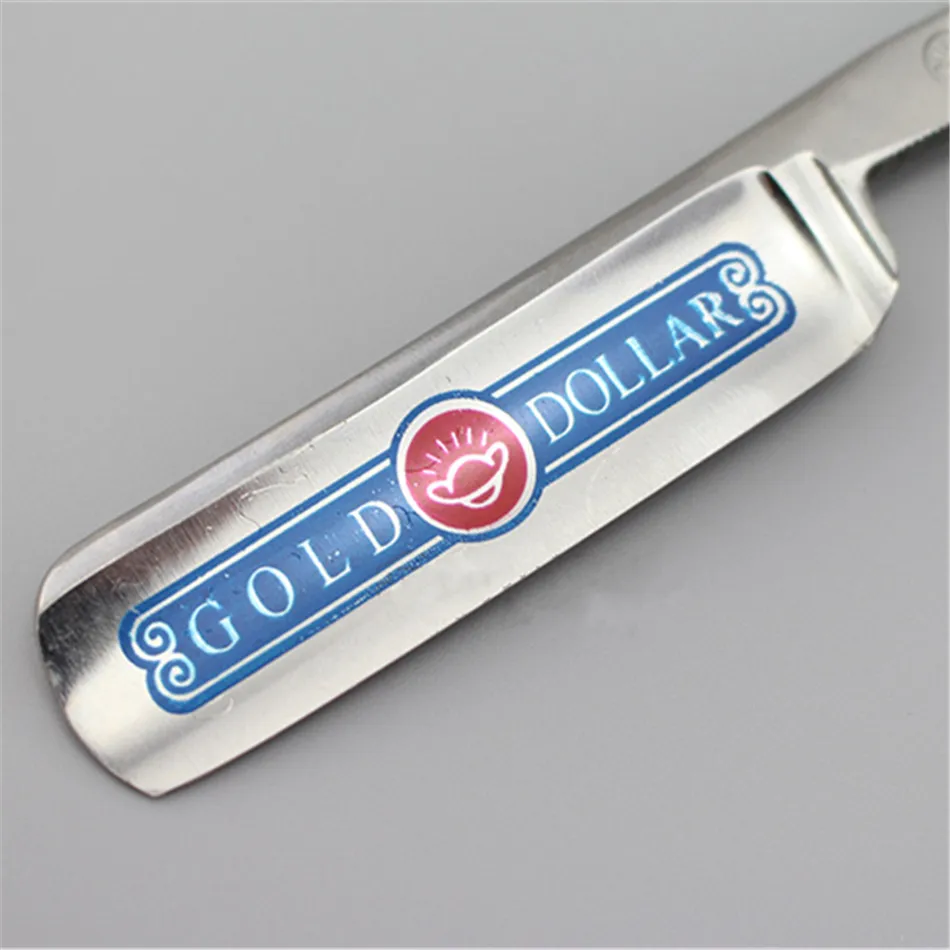 Бритвенный прямой нож для бритья против золотого доллара 200 складной мужчин