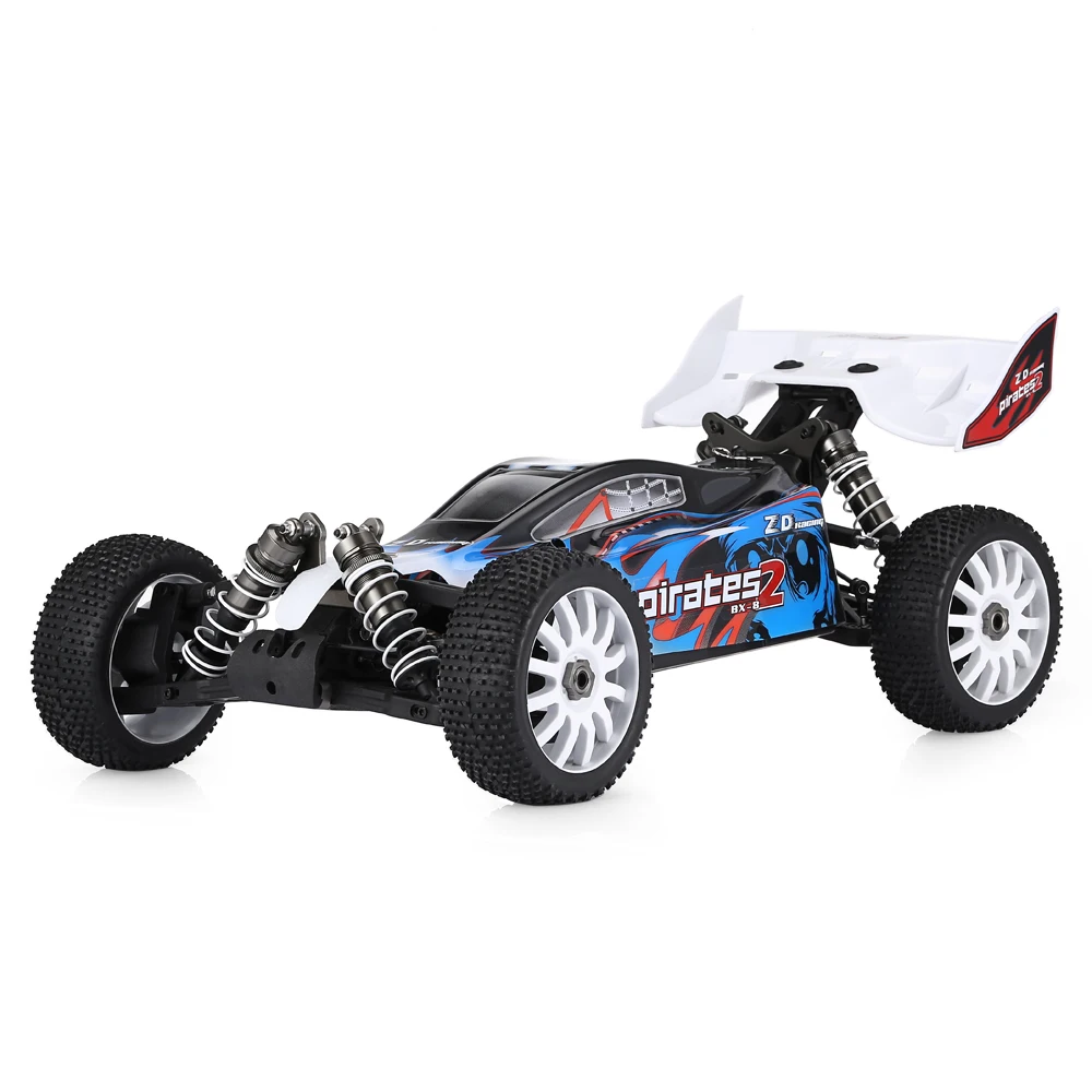 ZD 1/8 4WD бесщеточный электрический багги 80 км/ч RC автомобиль RTR высокоскоростные 2 4G