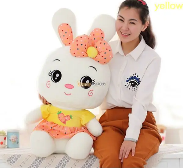 

Fancytrader 31'' / 80cm Super Lovely Stuffed Soft Giant Plush Toy Rabbit Bunny, 3 Colors Available, Free Shipping FT50471
