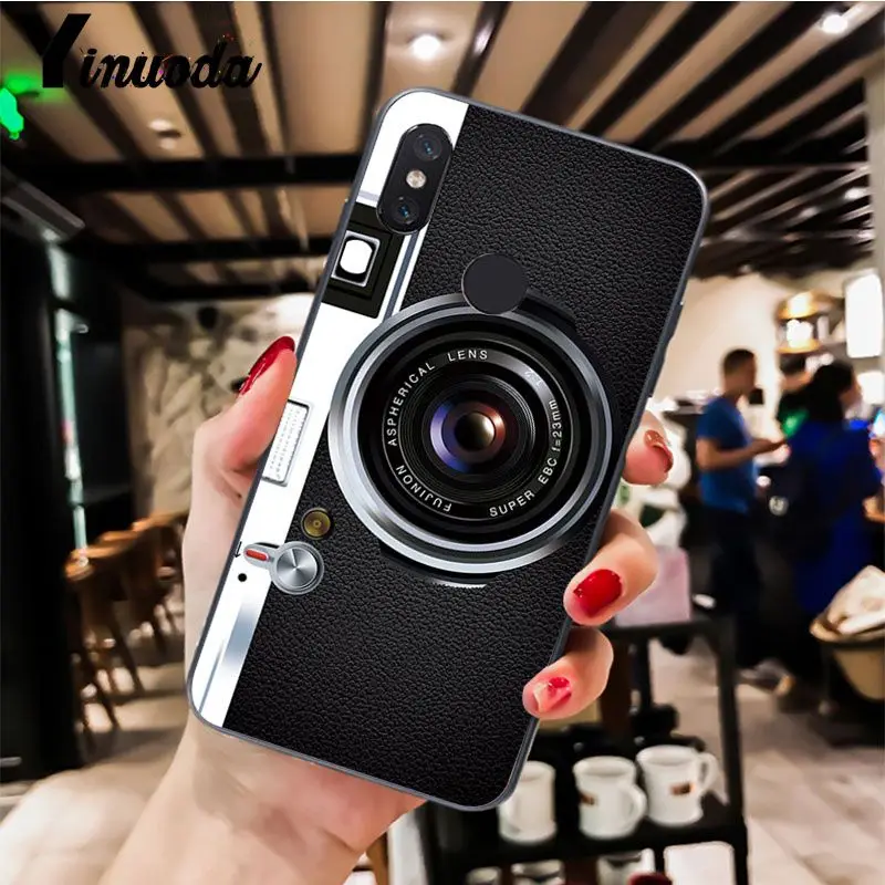 Мягкий силиконовый черный чехол Yinuoda в стиле ретро для камеры Xiaomi Redm4X 6A 5A 7A Redmi5 5Plus