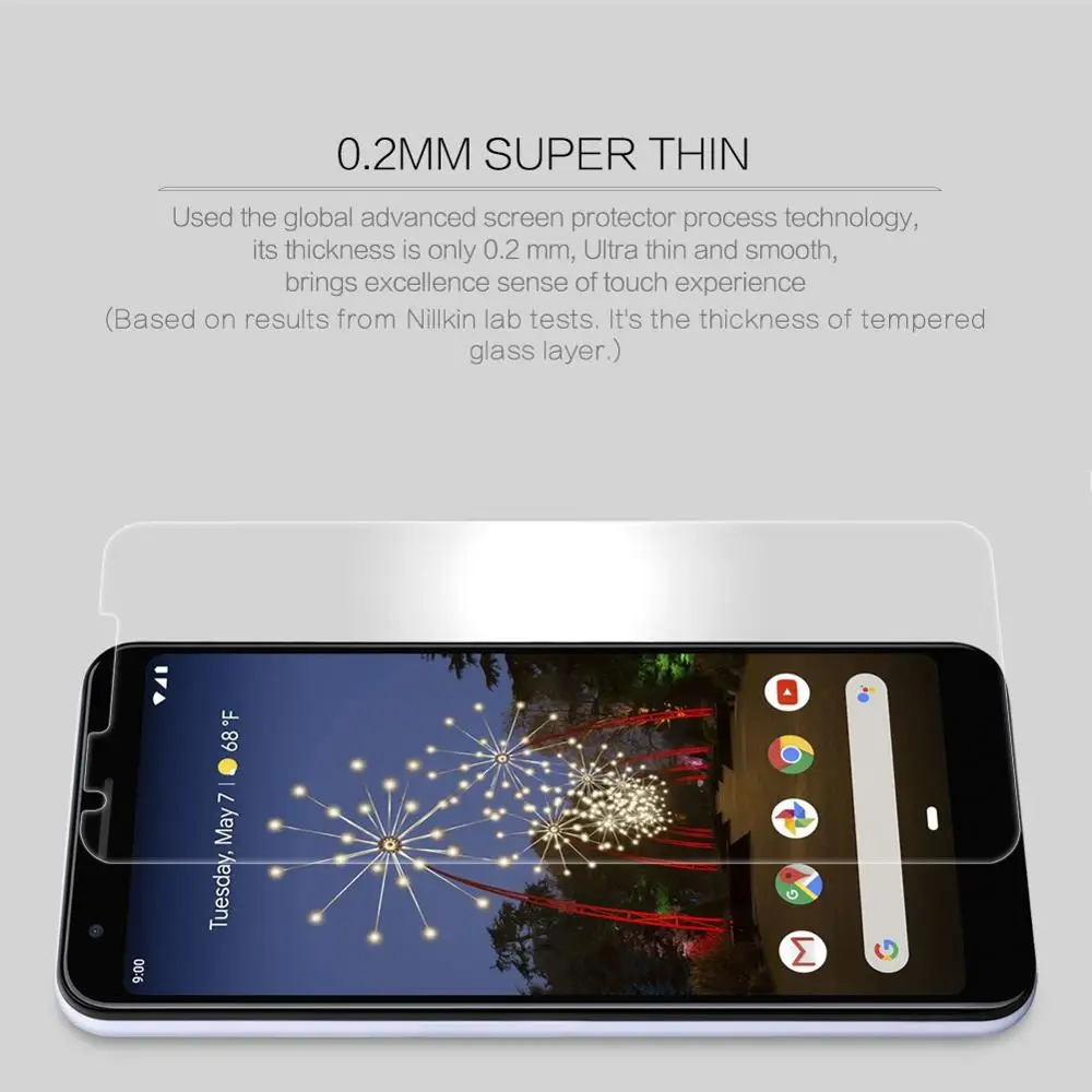 Для Google Pixel 3a XL Защитное стекло для экрана 0 2 мм Nillkin ультратонкое закаленное экран