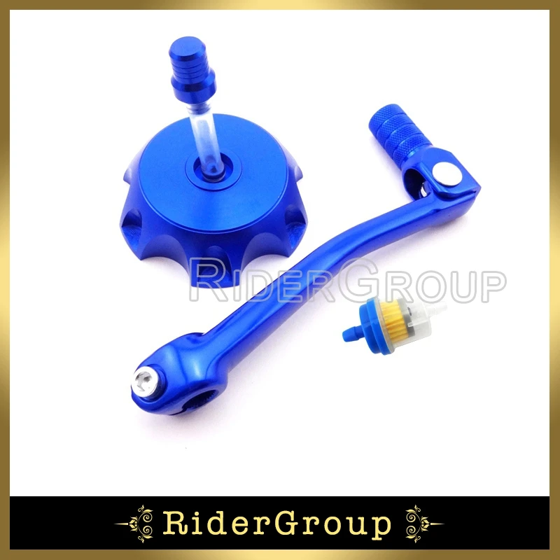 Синяя крышка топливного бака для газа складной рычаг переключения передач 11 мм