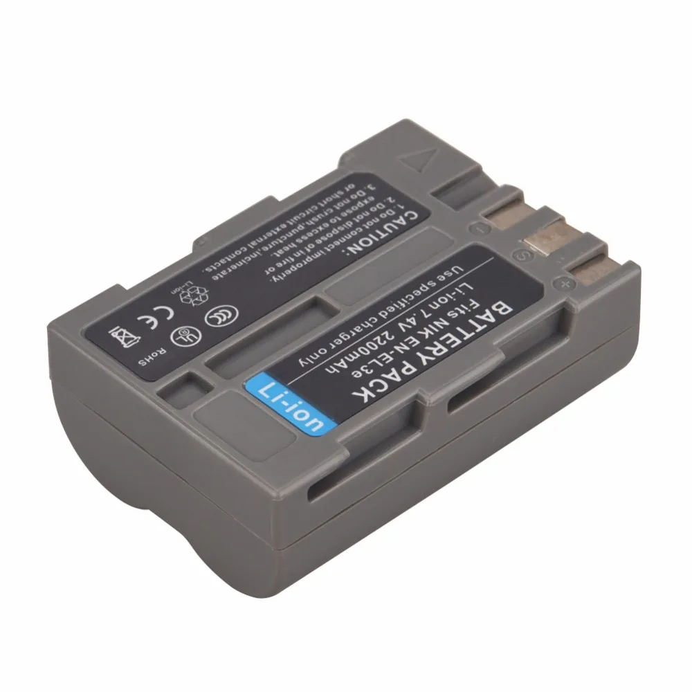 7 4 В 2200 мАч EN EL3E Аккумулятор для камеры ENEL3E Nikon D90 D80 D300 D300s D700 D200 D70 D50 D70s D100 D 100 300