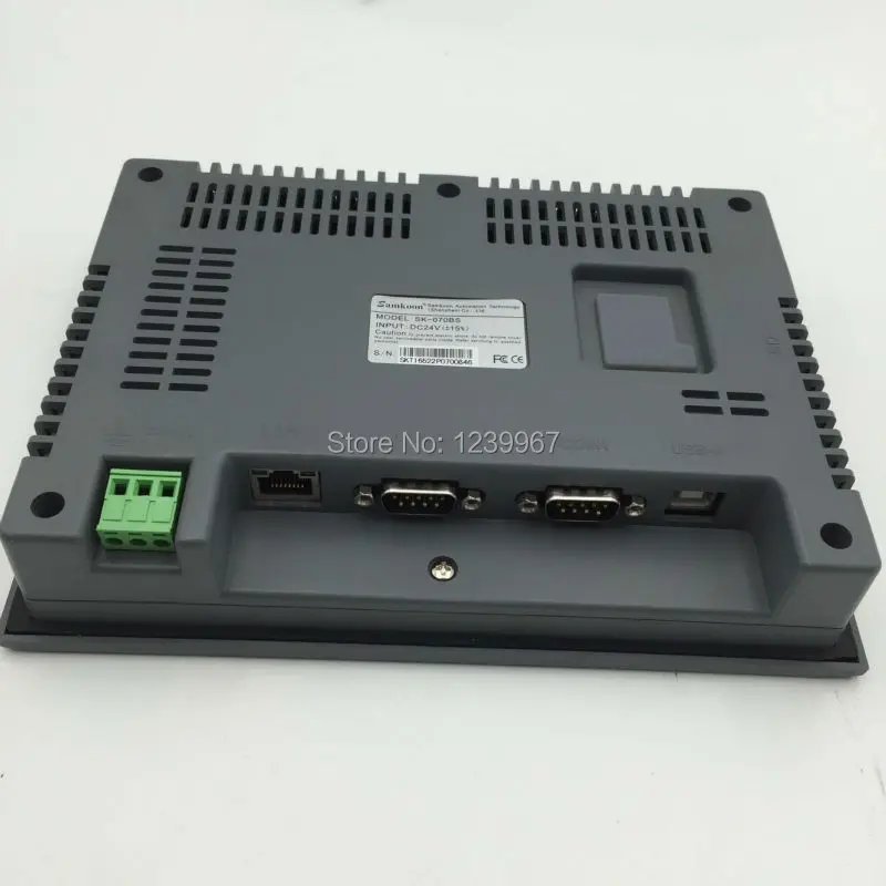 Панель управления сенсорным экраном Samkoon 7 дюймов HMI Встроенный кабель Linux SK-070HS |