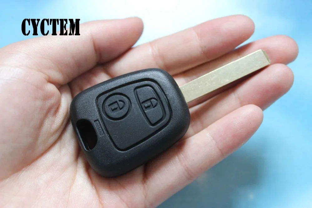CYCTEM 2 кнопки дистанционного ключа оболочки подходят для peugeot 307 407 ключи