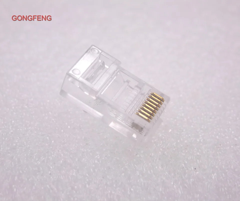100 шт. Новинка лидер продаж разъем RJ45 8P8C CAT6 шесть типов неэкранированных сквозных