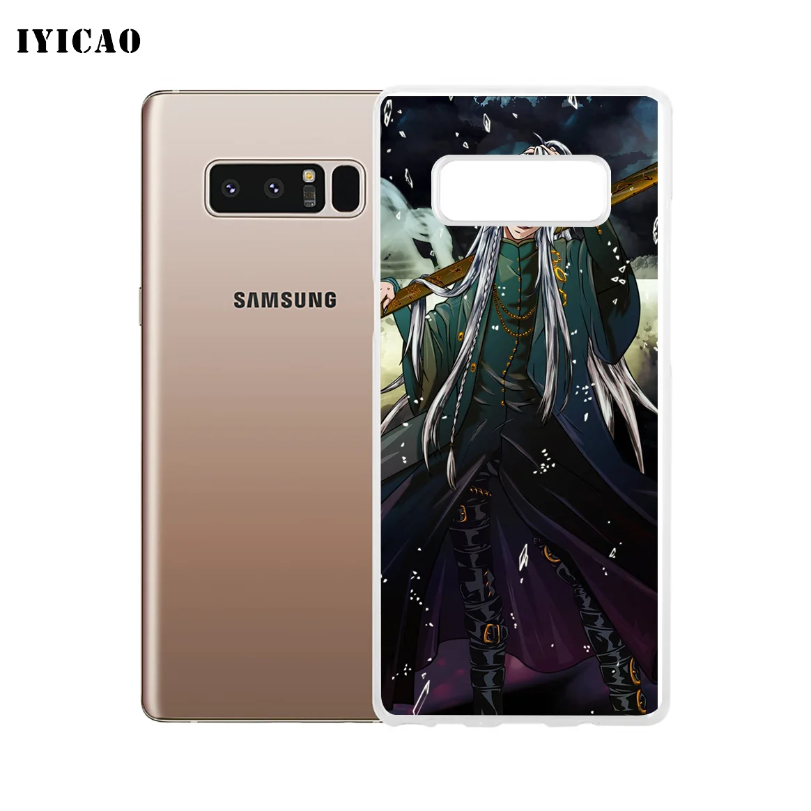 IYICAO под taker Черный Дворецкий Мягкий силиконовый чехол для телефона Samsung A5 A6 Plus A7 A8