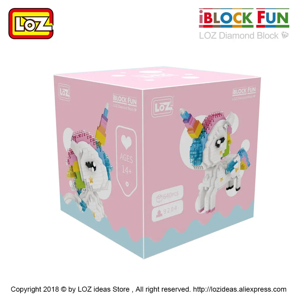 LOZ Diamond Blocks Assembly аниме Action Figure Kawaii мини микро строительные блоки Кирпичи Diy