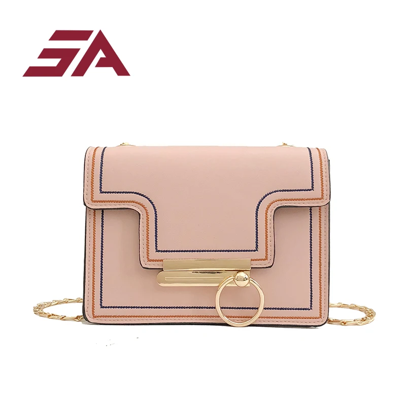 SA ПР клапаном сумки для женщин мини на ремне с цепи Малый Креста тела Мода девушка