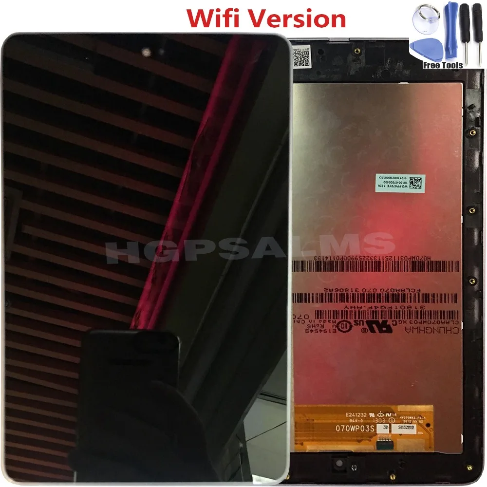 ЖК-дисплей Дисплей + сенсорный дигитайзер Экран для Google Nexus 7 2012 ME370 ME370T ME370TG Nexus7c 3g