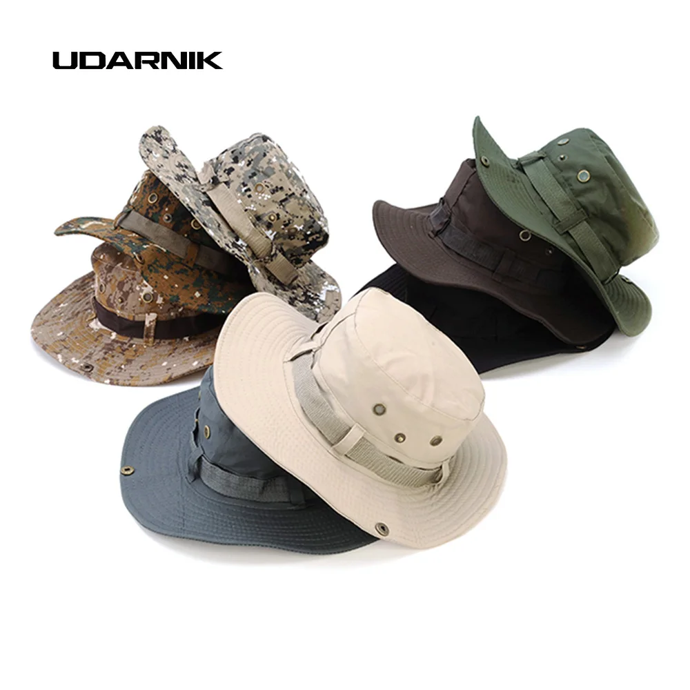 Солнцезащитная шапка Мужская кепка летняя Буш сафари бежевый зеленый серый