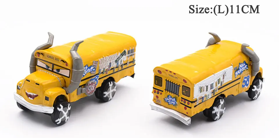 Pixar Cars3 мисс оладьи черный Джексон Storm Смоки Diecasts металлического сплава Прокат
