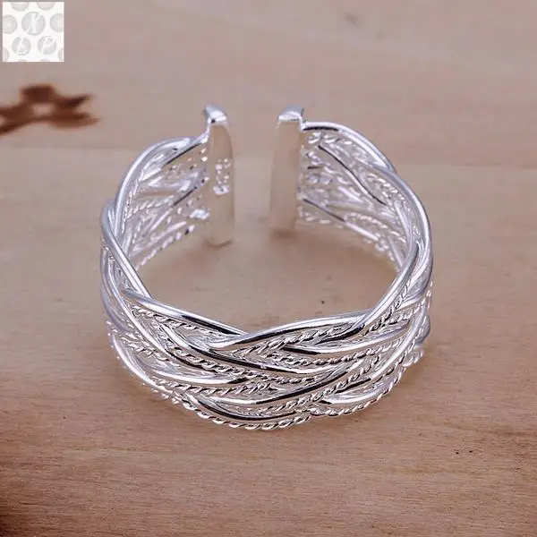 R023 посеребренные ювелирные изделия горячая Распродажа новый дизайн перстень для