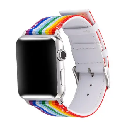 UEBN ремешок для наручных часов apple watch series 4 версия 1 2 3 ремень кожаный чехол задняя