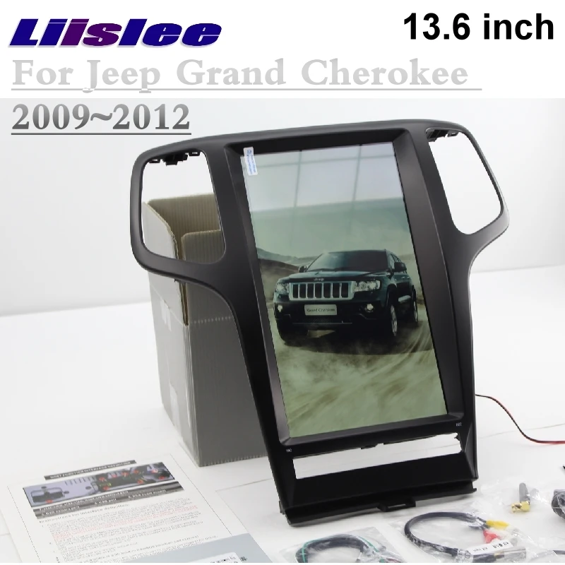LiisLee Автомобильный мультимедийный для Jeep Grand Cherokee WK2 2009 2010 2011 2012 2013 NAVI gps wifi Аудио Радио навигационные карты 13,6 дюймов