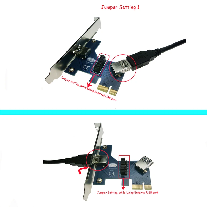 Заводская цена PCI e x1 в x16 адаптер для двух слотов переходная карта PCIe графическая
