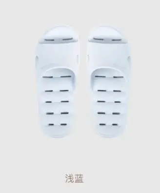 blue37-38 Оригинальные Нескользящие тапочки Xiaomi One cloud для ванной комнаты; Герметичный светильник; износостойкие водонепроницаемые Тапочки - Цвет: blue37-38
