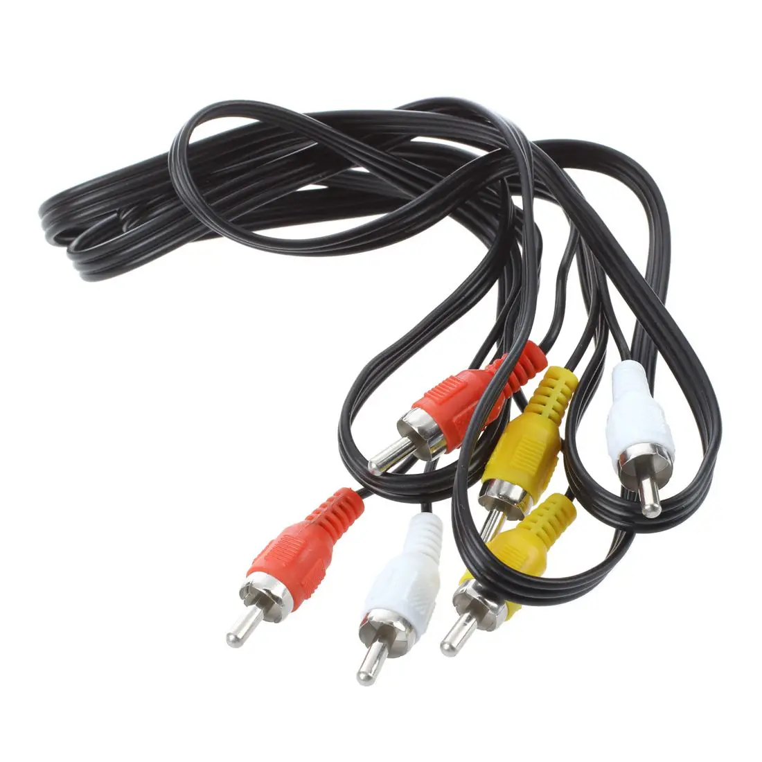 Тройной 3 Мужской RCA Композитный Аудио Видео DVD кабель ТВ АВ 1 4 м|av cable|audio videotv av |