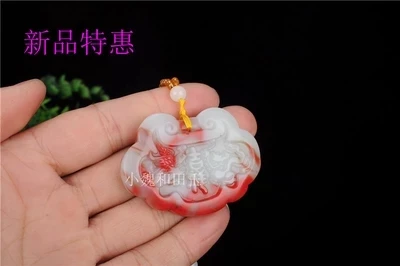 Натуральный нефритовый куриный камень подвеска счастливого благоприятного